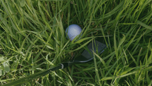 golf wedge and grass
