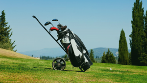 golf bag push cart
