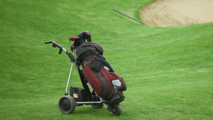 golf cart on grass