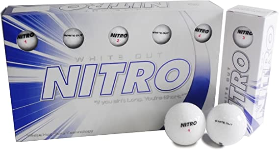 Nitro White Out Golf Balls